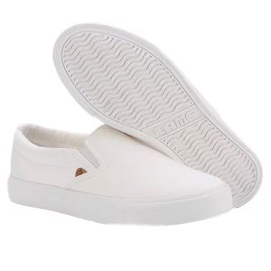 Lamo Canvas Slip-on White Sneakers NWT!